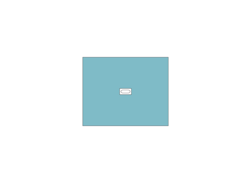 Adhesive aperture drape