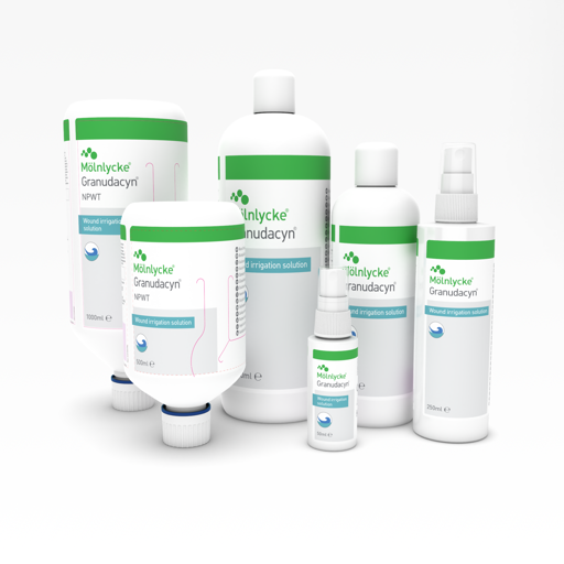 Solution d’irrigation des plaies Granudacyn®