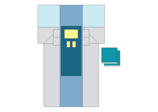 Hybrid cardiovascular drapes and sets